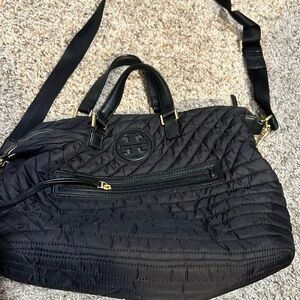 Tory Burch black cross body satchel